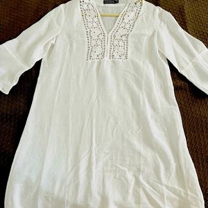 Antik Batik linen dress. Size large. Never worn. Beautiful for summer